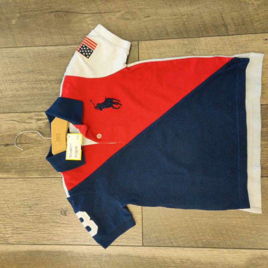 POLO RED/WHITE/BLUE