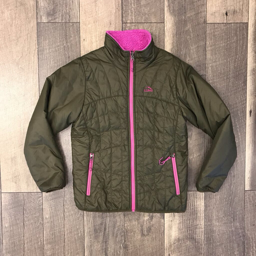 OLIVE/MAGENTA REVERSIBLE JACKET