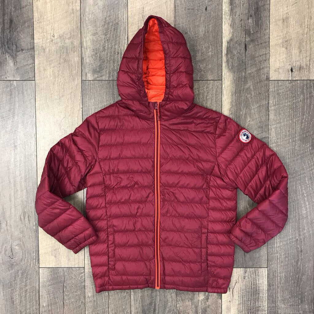 MAROON PACKABLE PUFFER