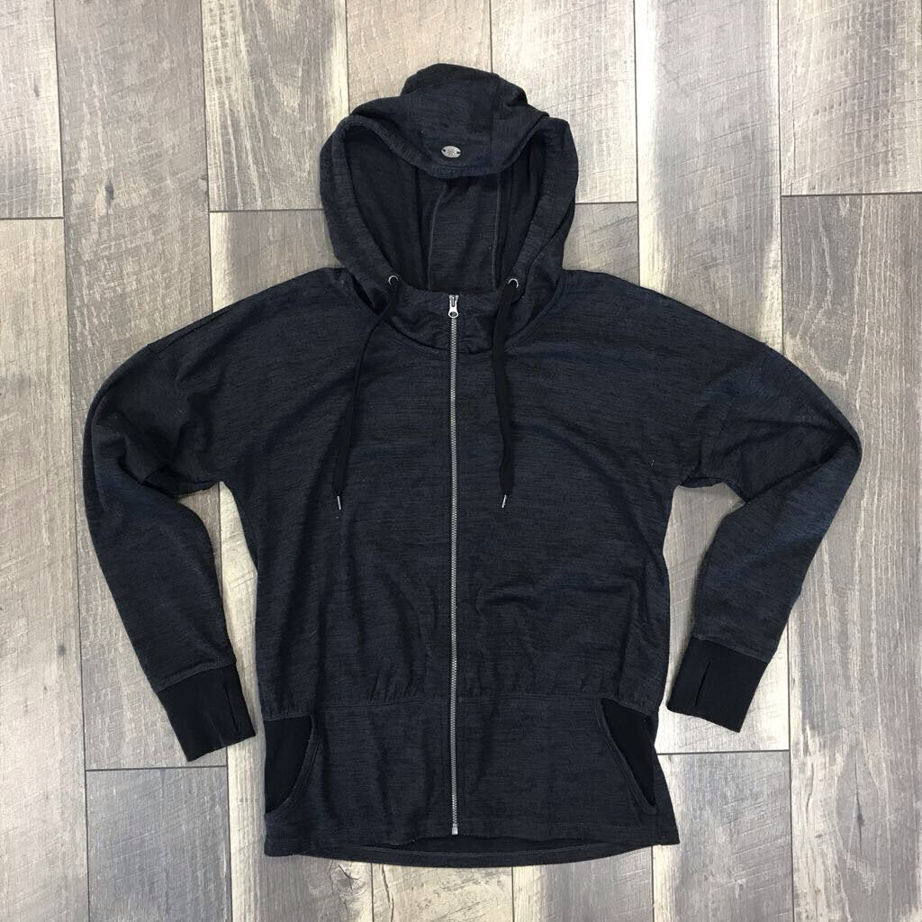 BLK FULL ZIP HOODIE