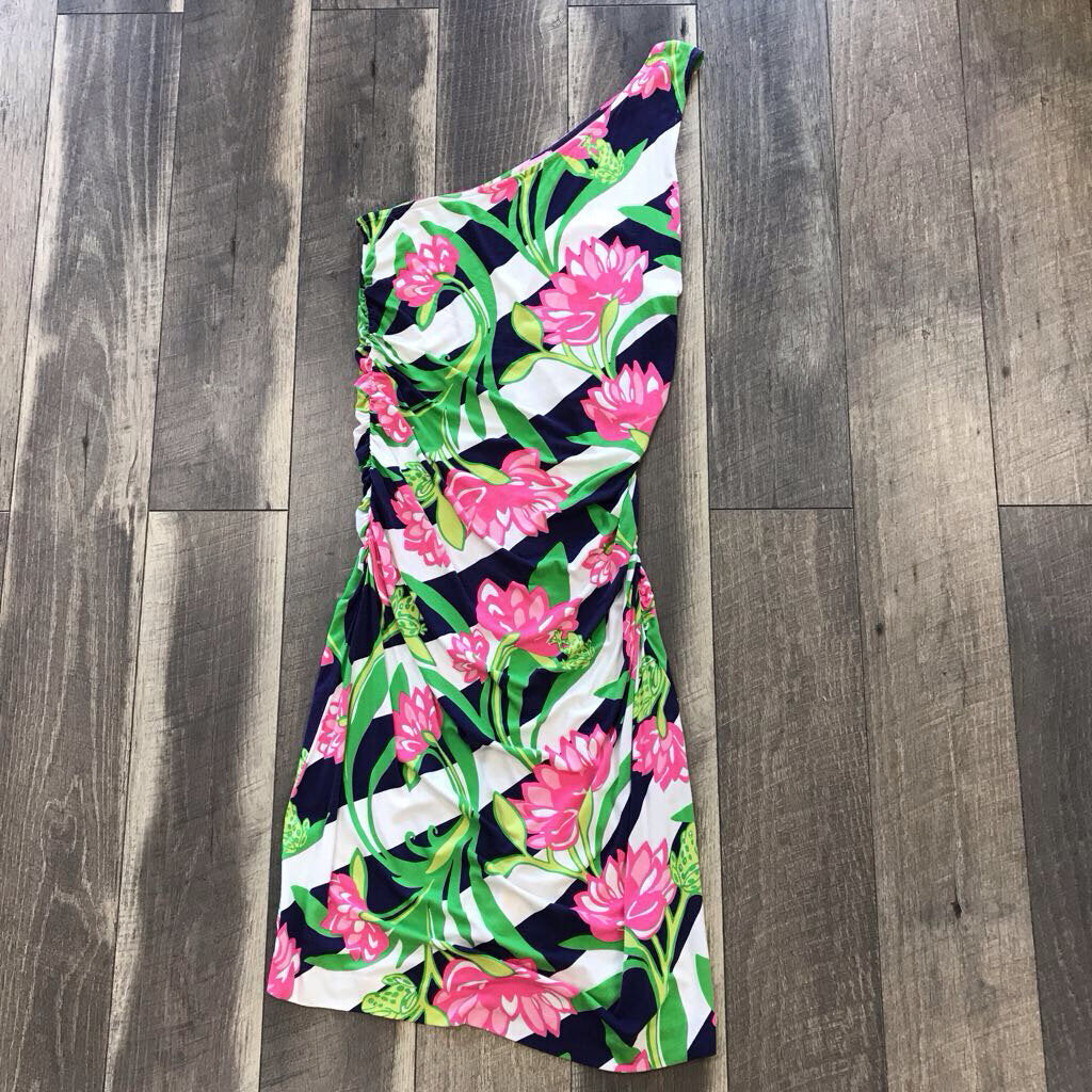 ONE SHOULDER FROG DRESS