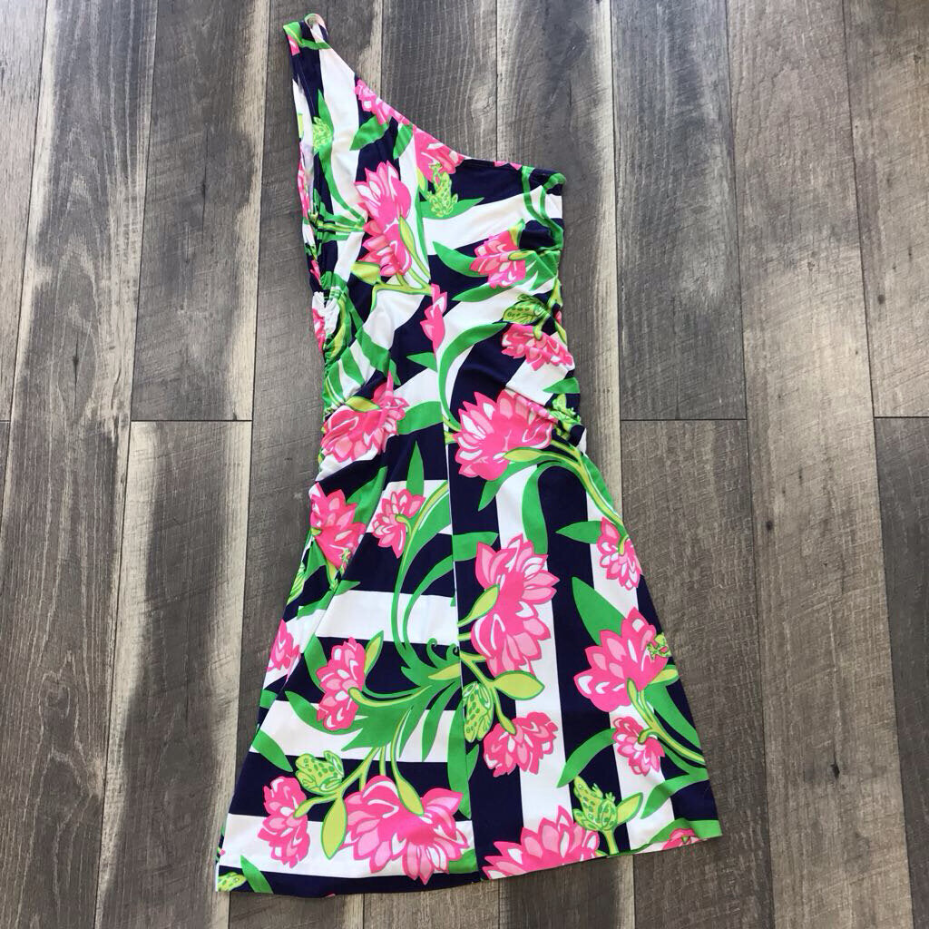 ONE SHOULDER FROG DRESS