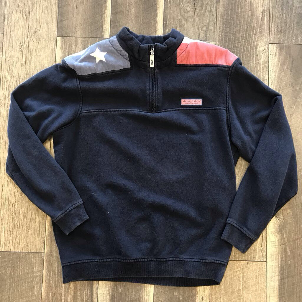 NAVY FLAG SHEP SHIRT