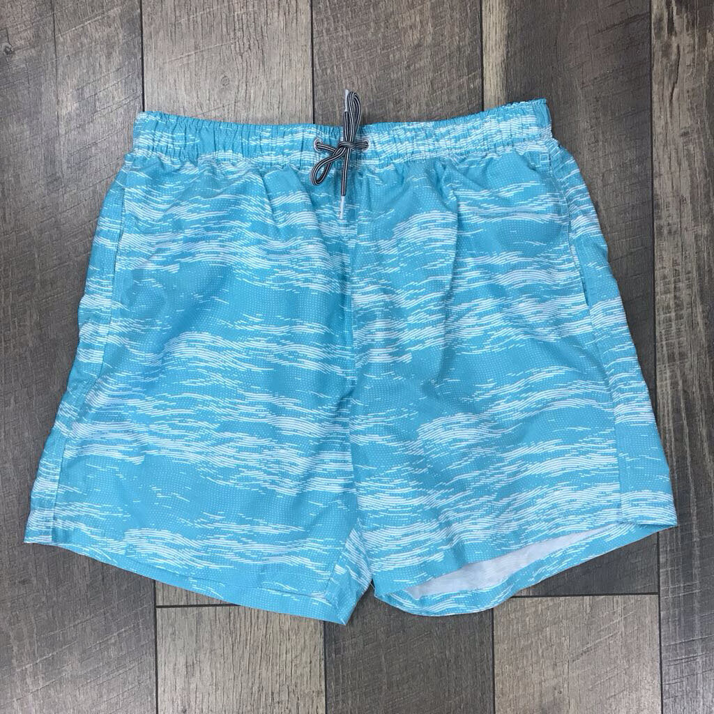 TEAL SWIM TRUNK