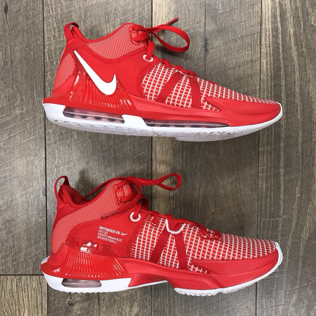 RED LEBRON SNEAKERS