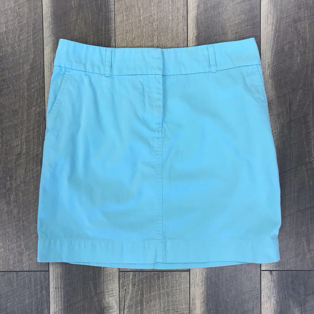 TEAL CHINO SKIRT