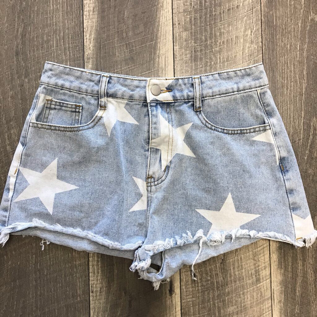 STAR DENIM SHORT