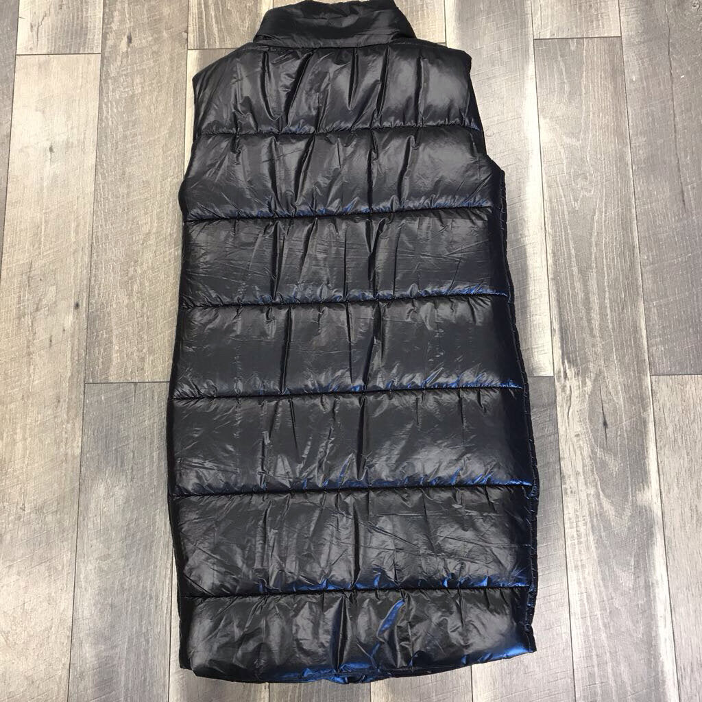 BRUINS BLK PUFFER VEST