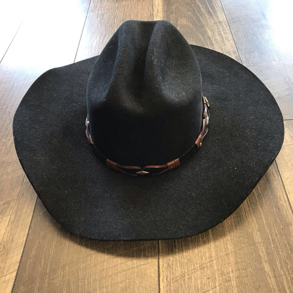 BLK COWBOY WESTERN HAT