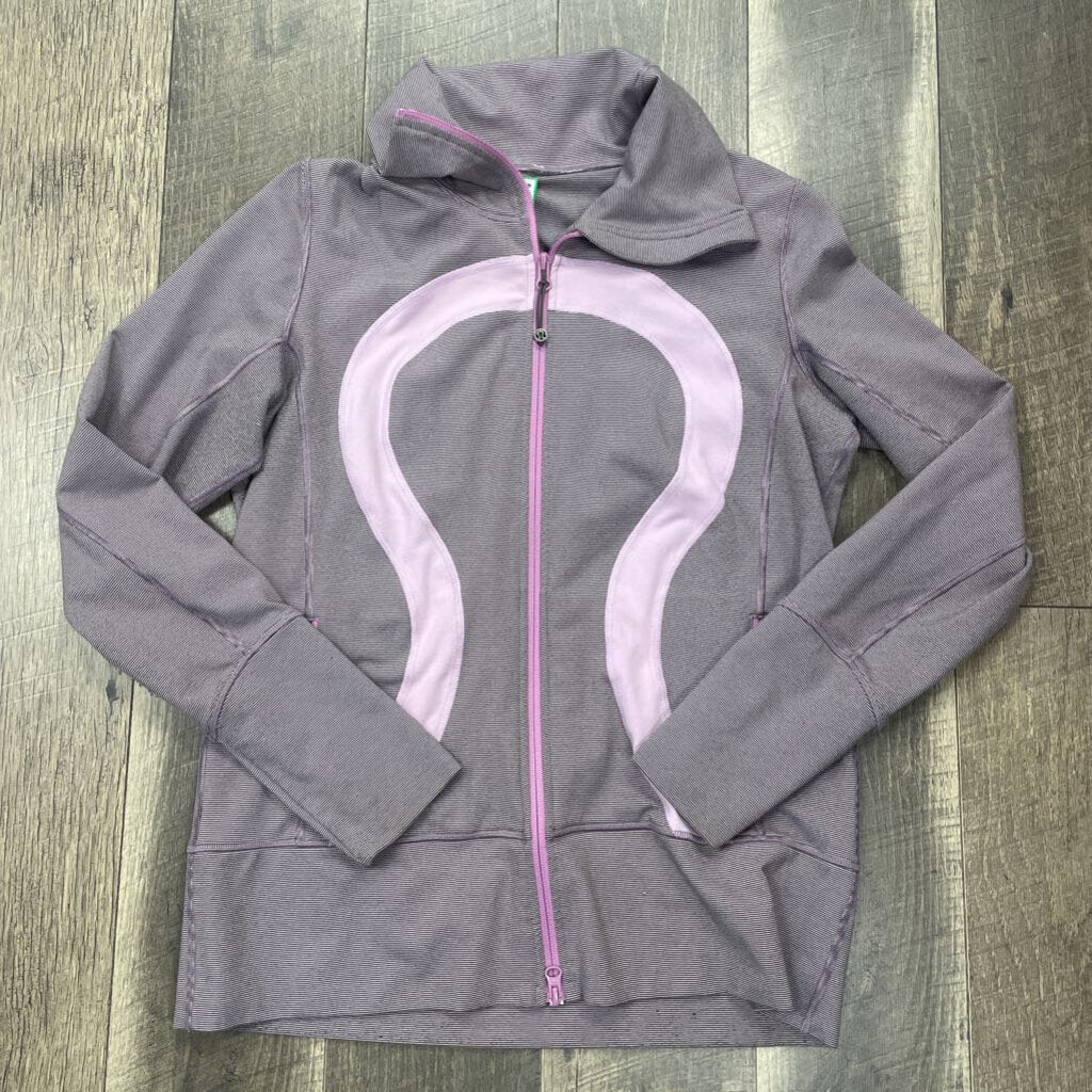 LT PURPLE FULL ZIP