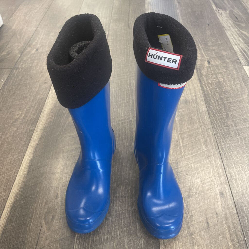 BLUE RAINBOOTS W/ WELLIE SOCKS