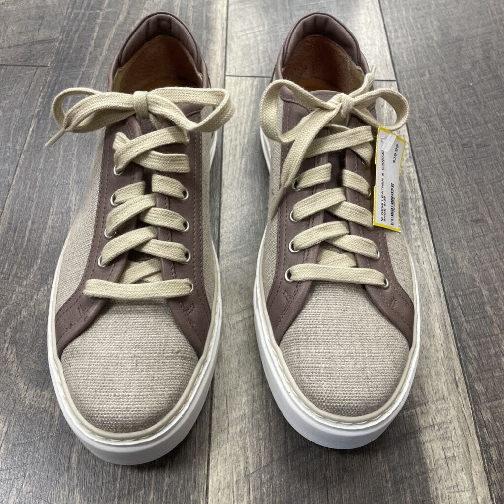 LEATHER & CANVAS SHOE