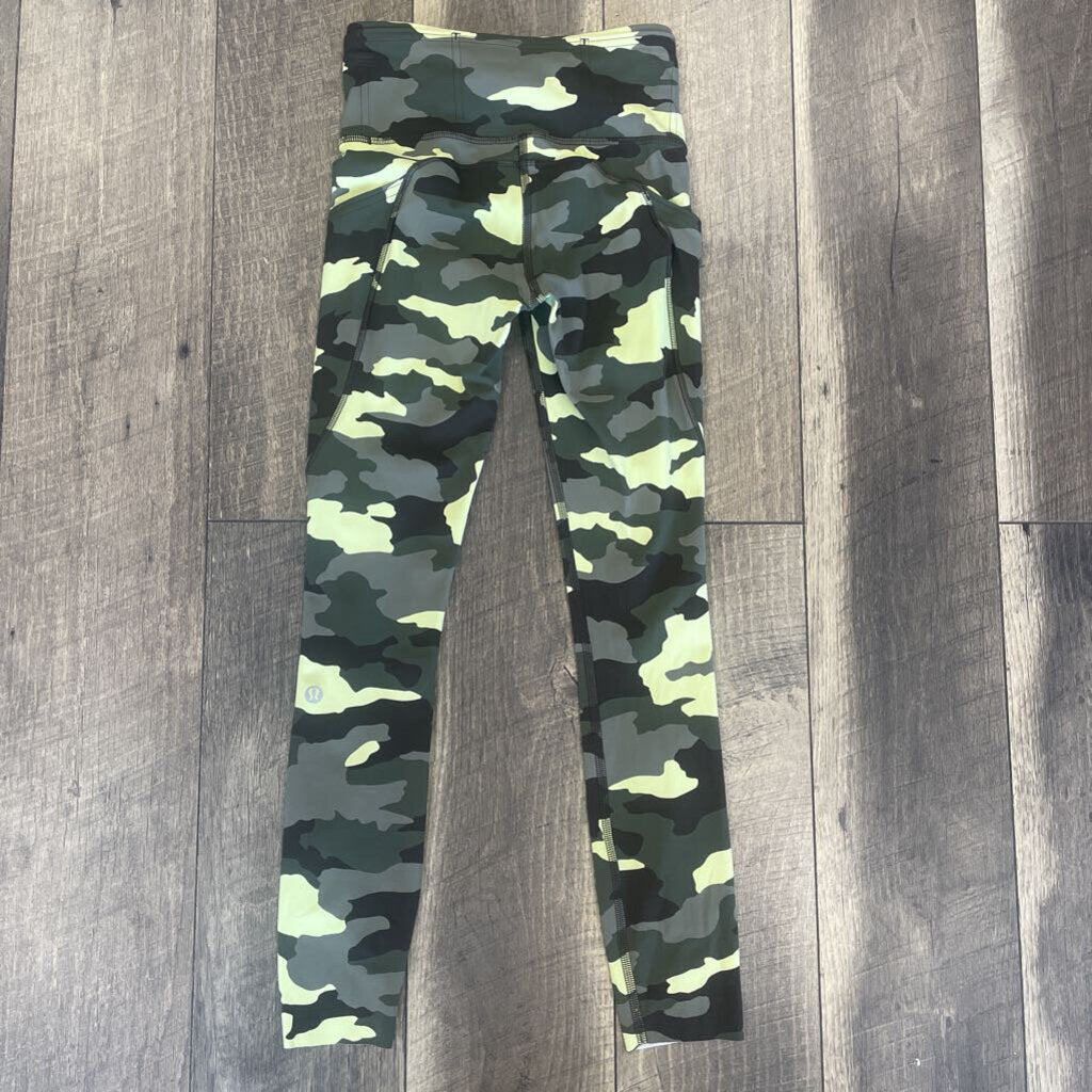 GREEN CAMO LEGGINGS