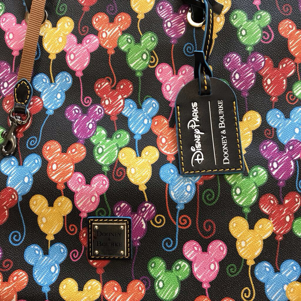 RARE 10TH ANNIVERSARY MICKEY BALLOON TOTE
