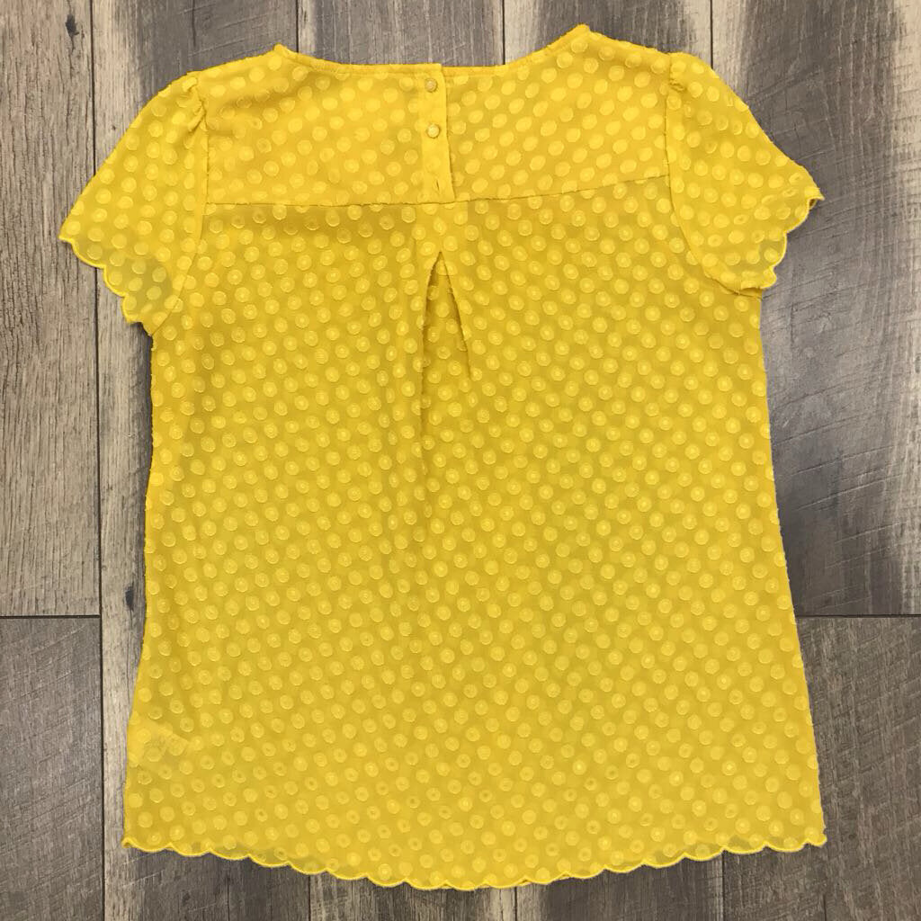 YELLOW DOT S/S BLOUSE