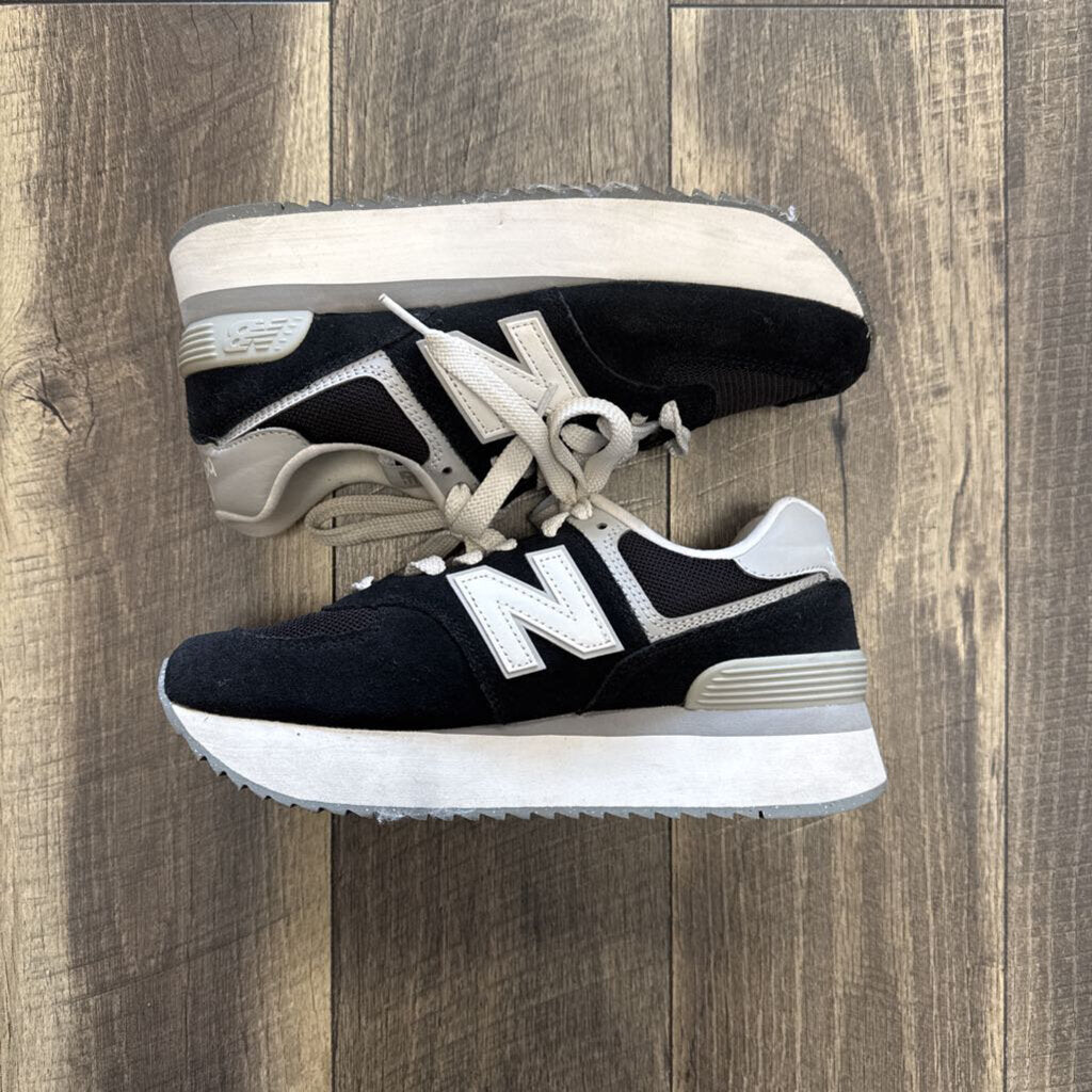 BLACK 574 SNEAKERS