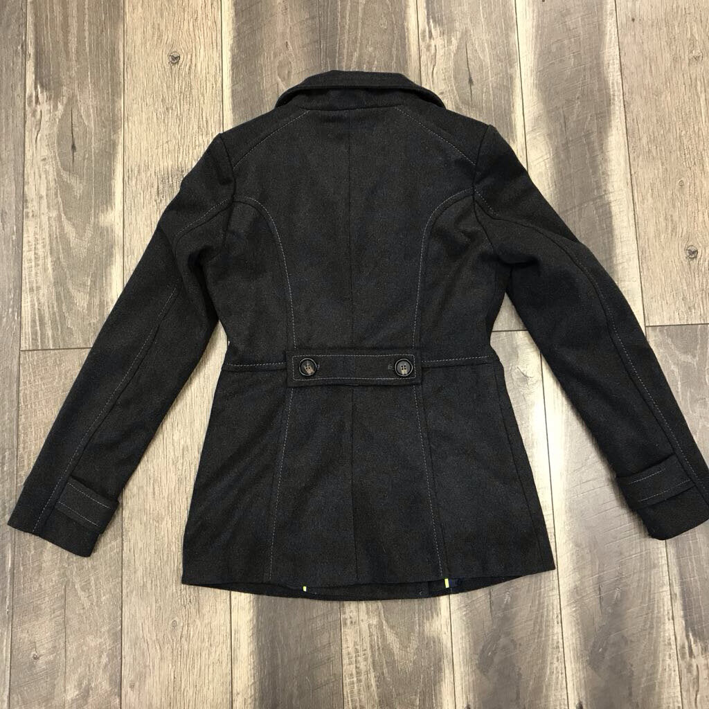 GREY PEA COAT