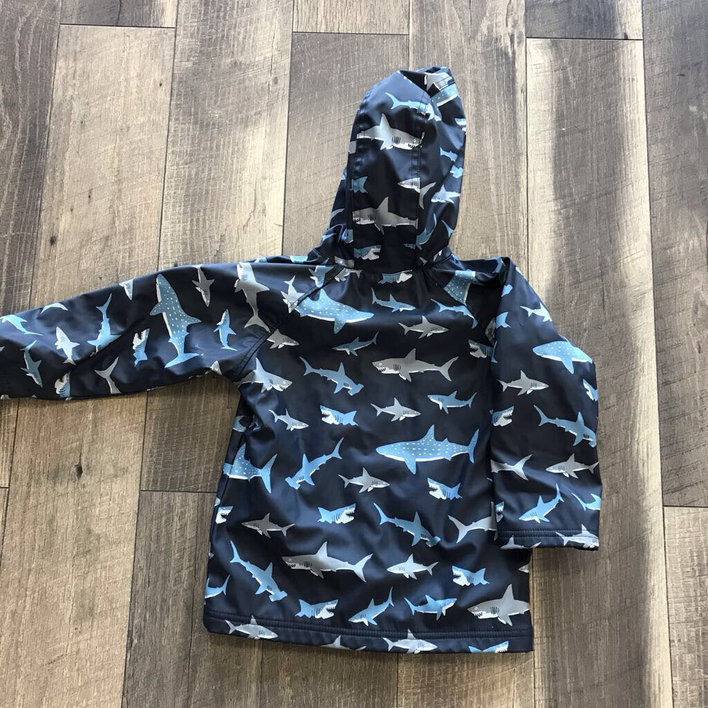 NAVY SHARK RAINCOAT