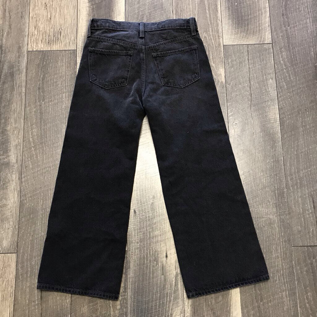 BLK BAGGY WIDE LEG JEAN