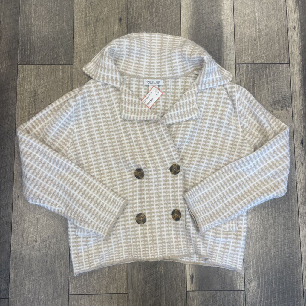 CREAM TAN BLAZER KNIT