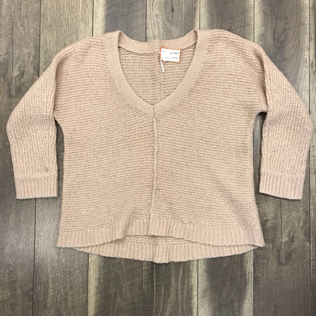 TAN WIDE SWEATER