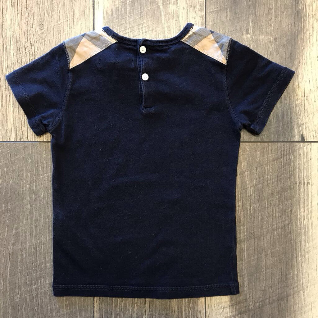 NAVY NOVA CHECK SHOULDER S/S