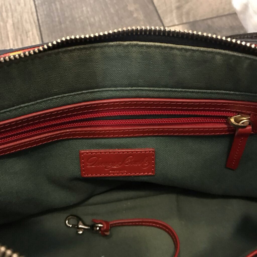RED TARTAN PLAID TOTE CROSSBODY