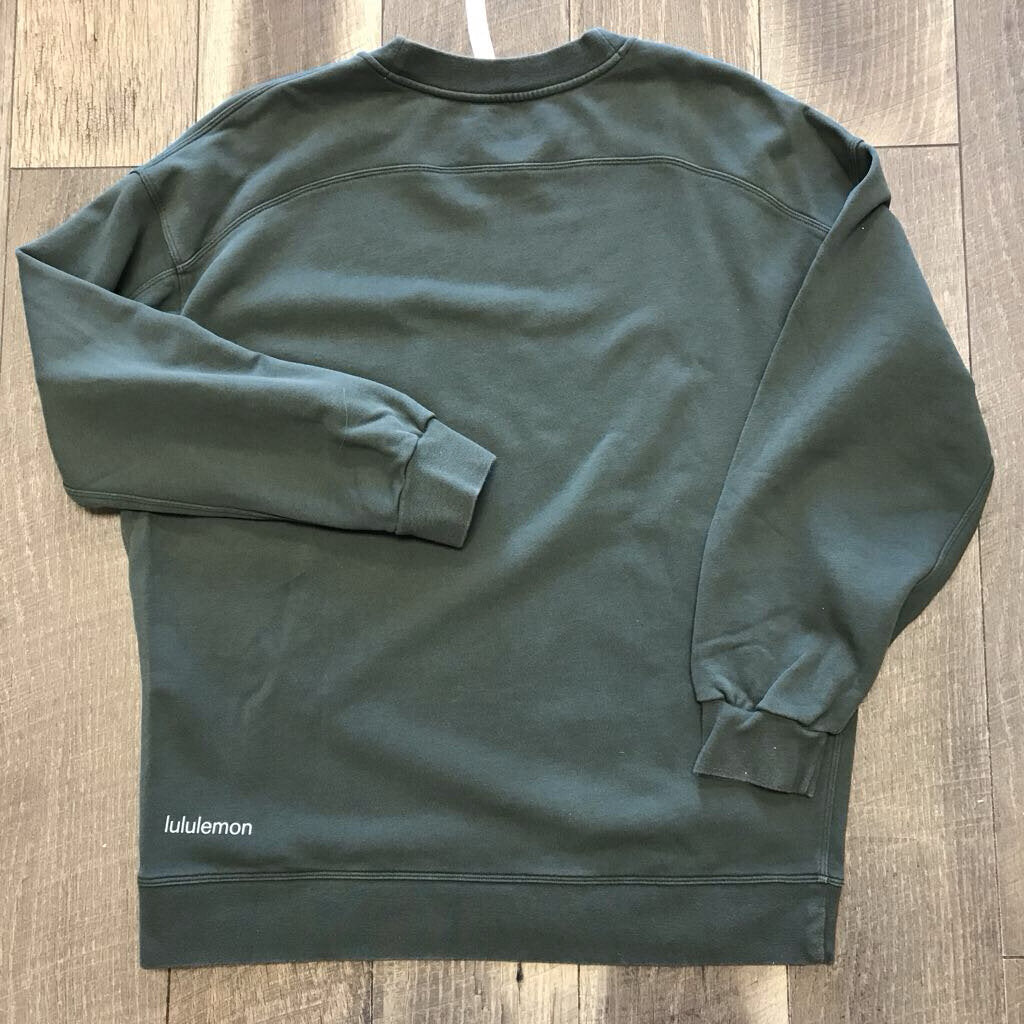 GREEN CREW NECK