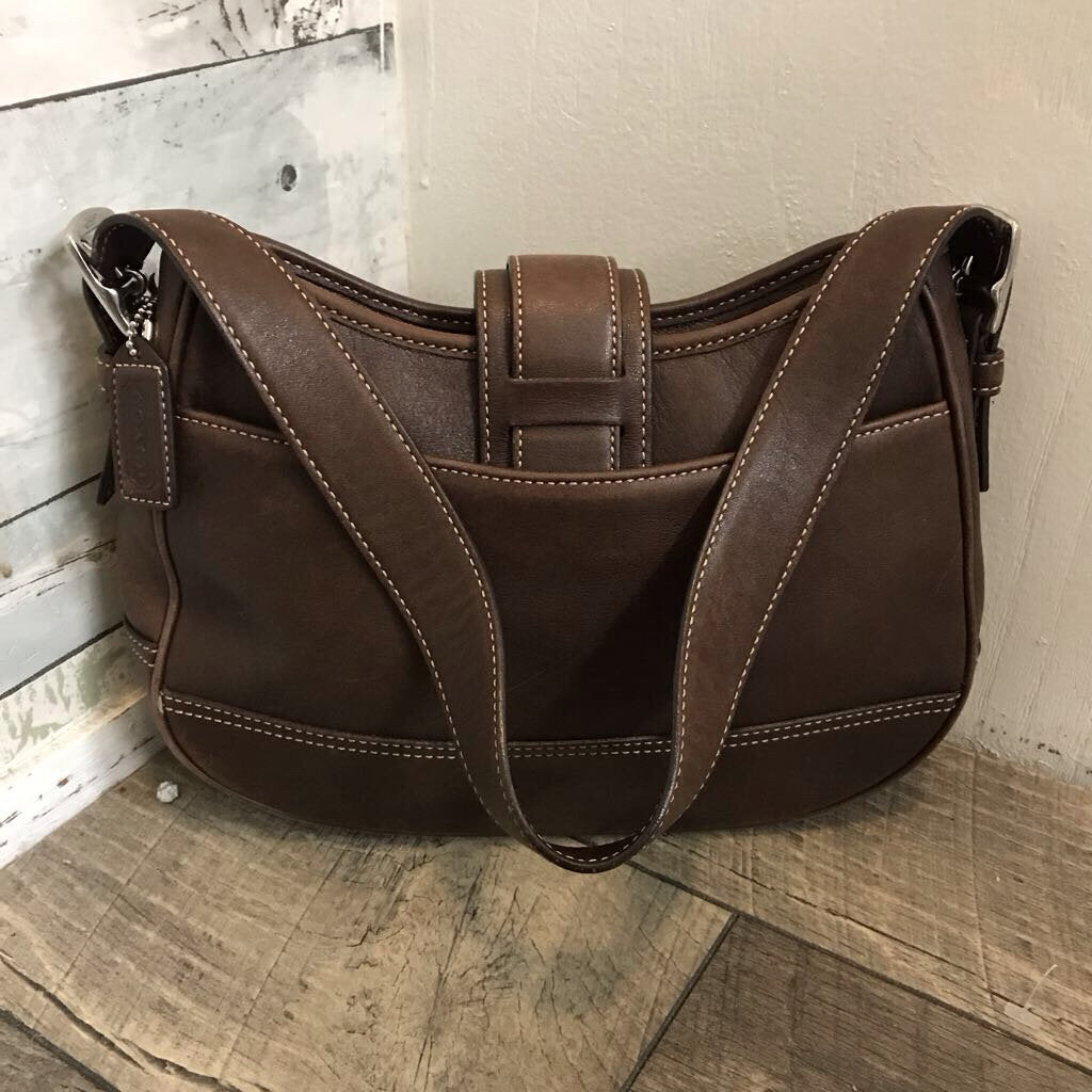 VINTAGE BROWN HAMPTONS HOBO BAG