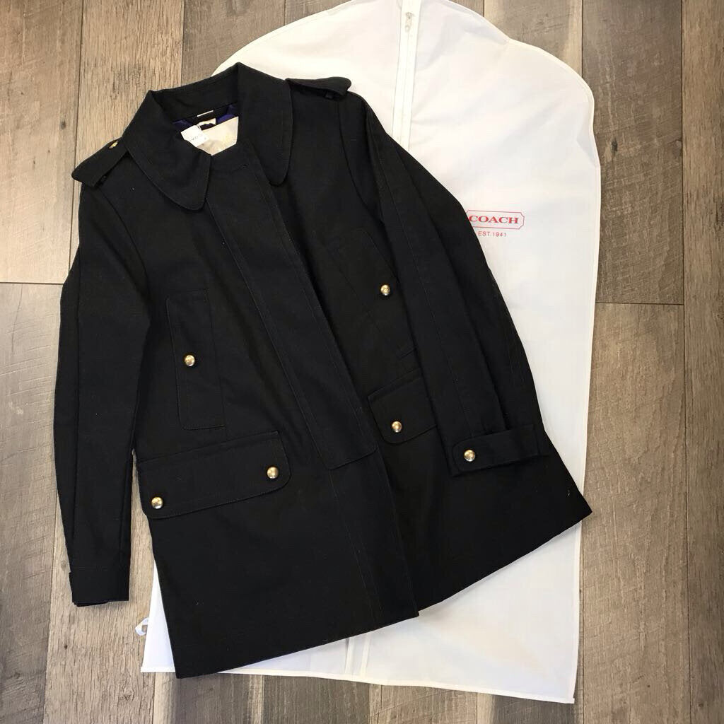 VINTAGE NAVY COAT-NWT