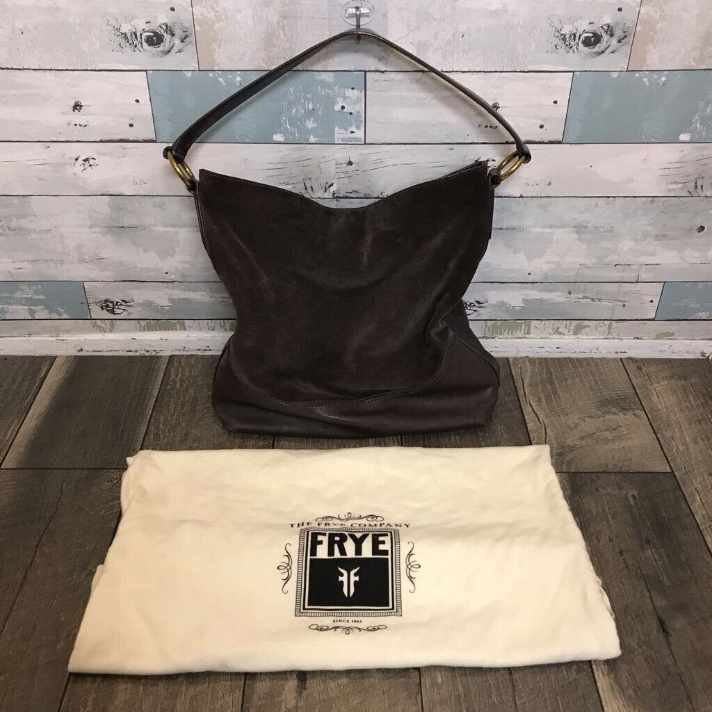 BROWN SUEDE PURSE