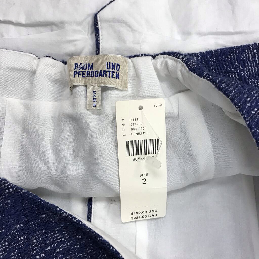 BLUE HALTER VEST- NWT