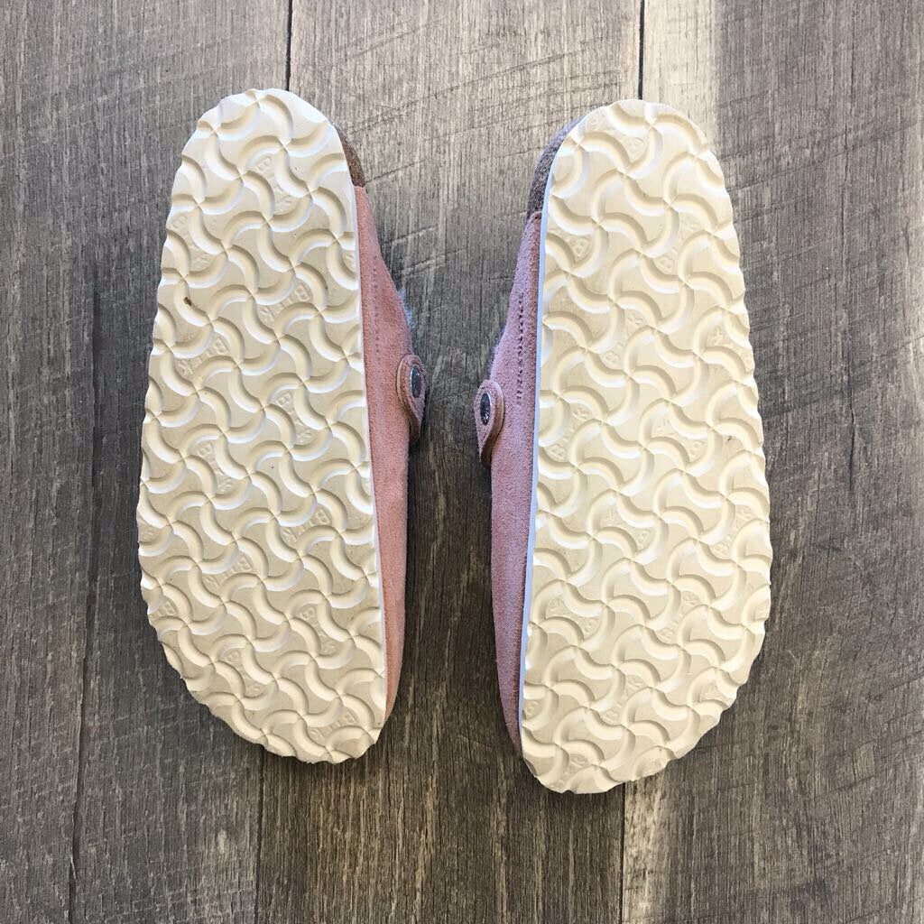 PINK SHEARLING LINED CLOG