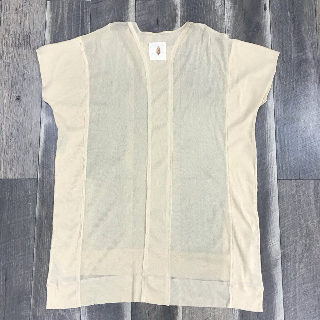 GOLD SHEER OVERLAY TOP