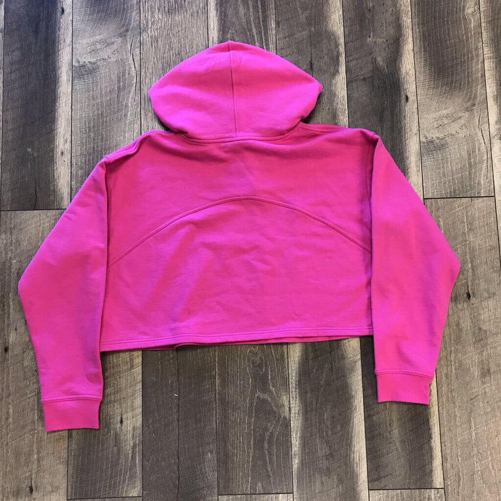 PINK CROP HOODIE- NWT