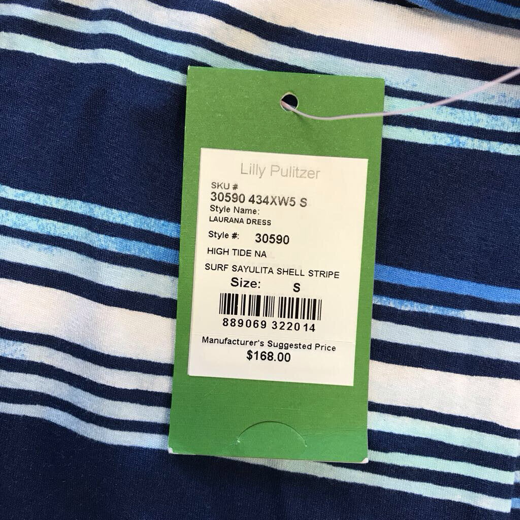 SURF STRIPED DRESS-NWT