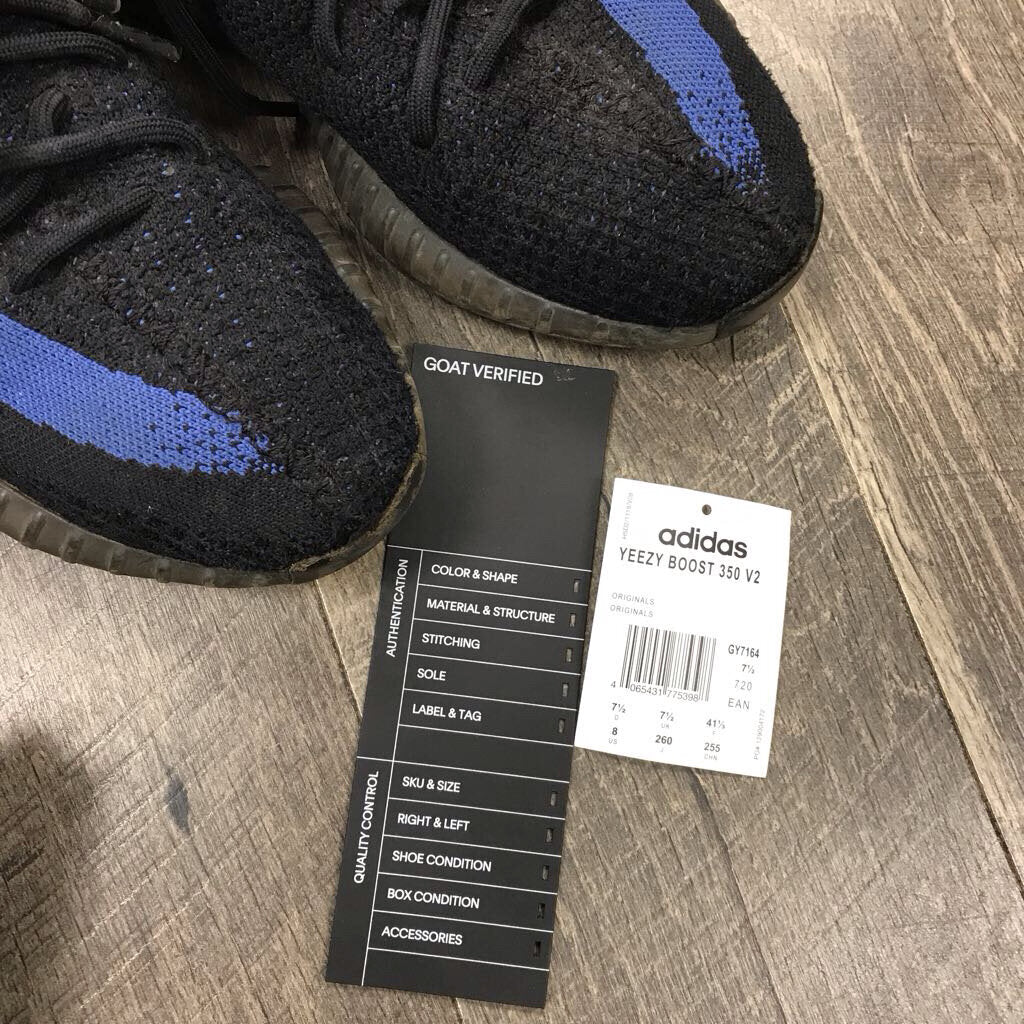 YEEZY BOOST 350 BLACK & "DAZZLING BLUE"