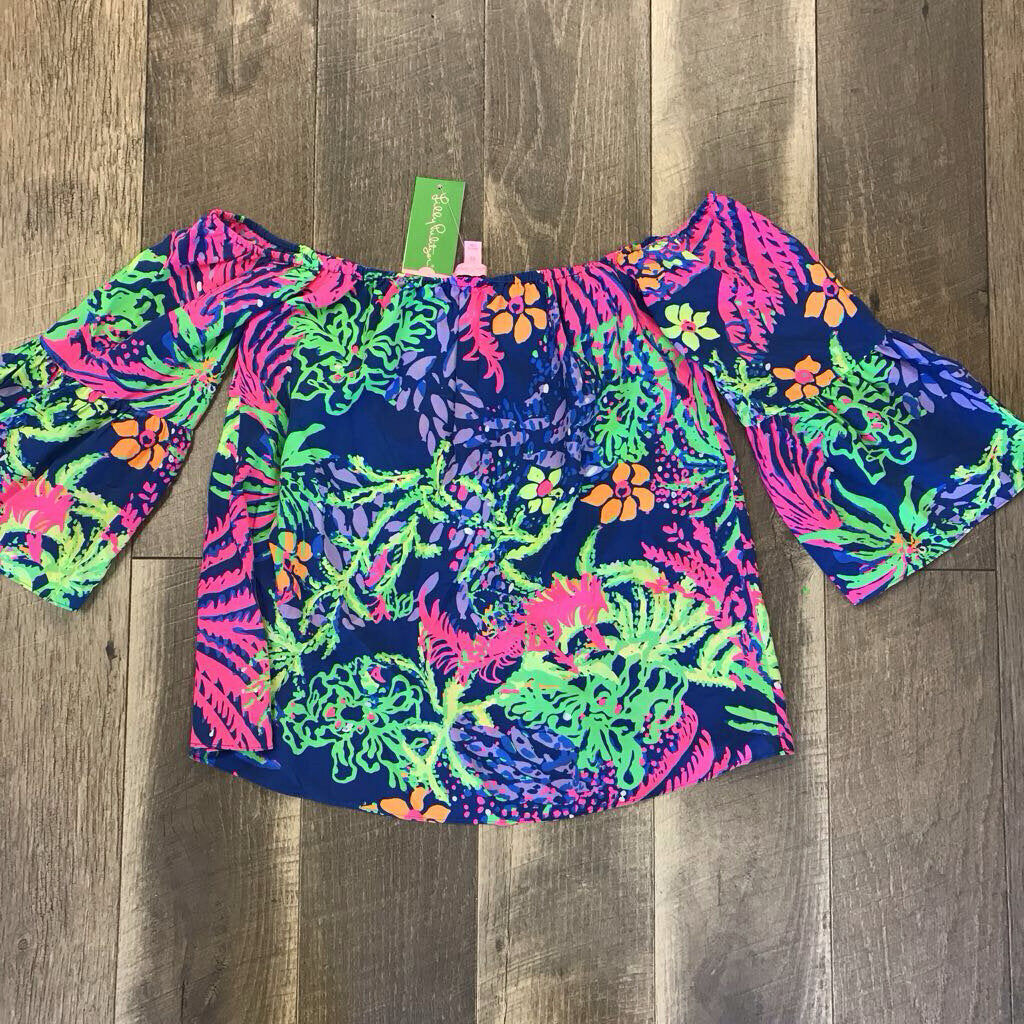 ALL A GLOW SANILLA SILK TOP-NWT