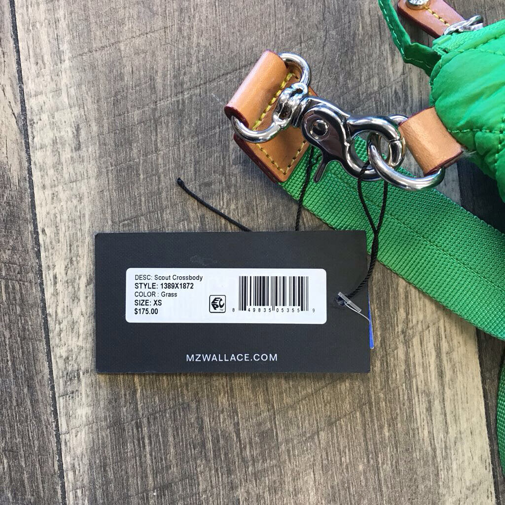 GREEN "GRASS" SCOUT CROSSBODY-NWT