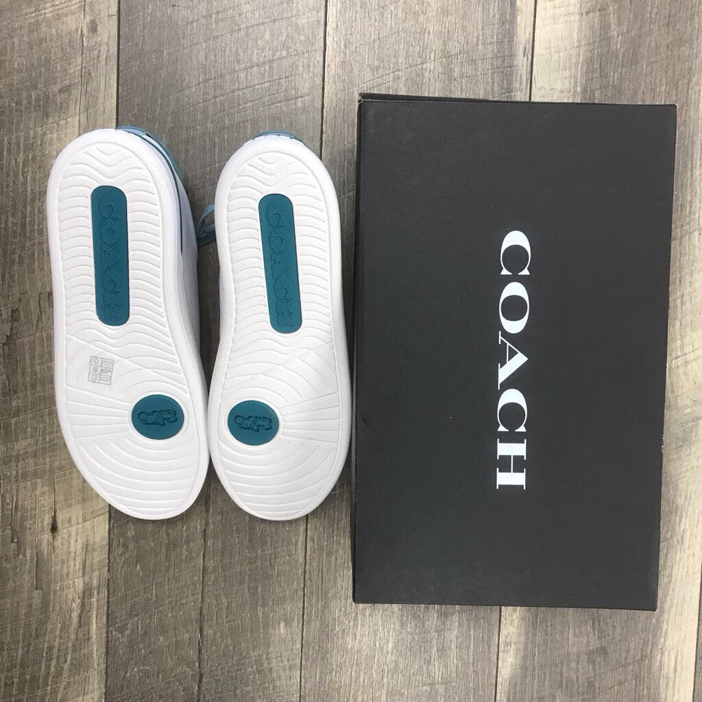 WHITE TEAL SNEAKER-NEW