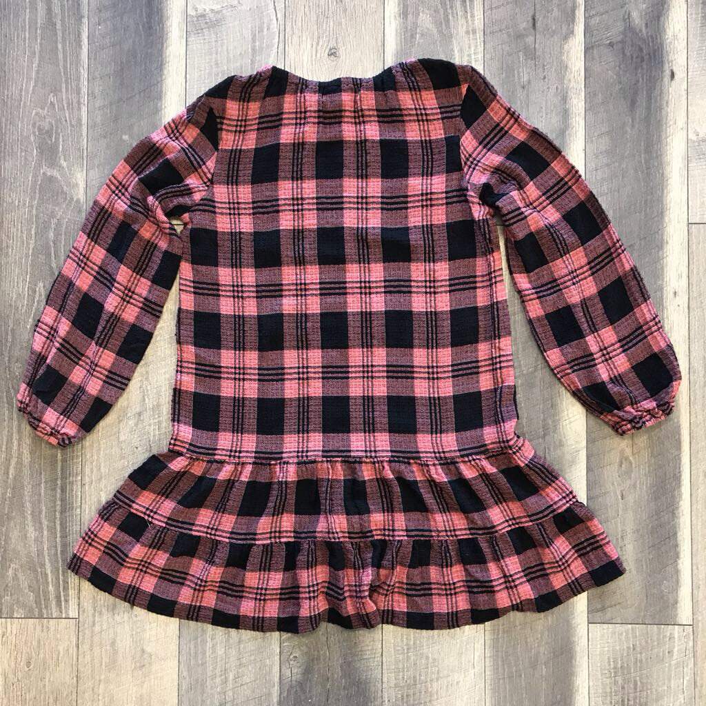 RED/BLK CHECKERED DRESS
