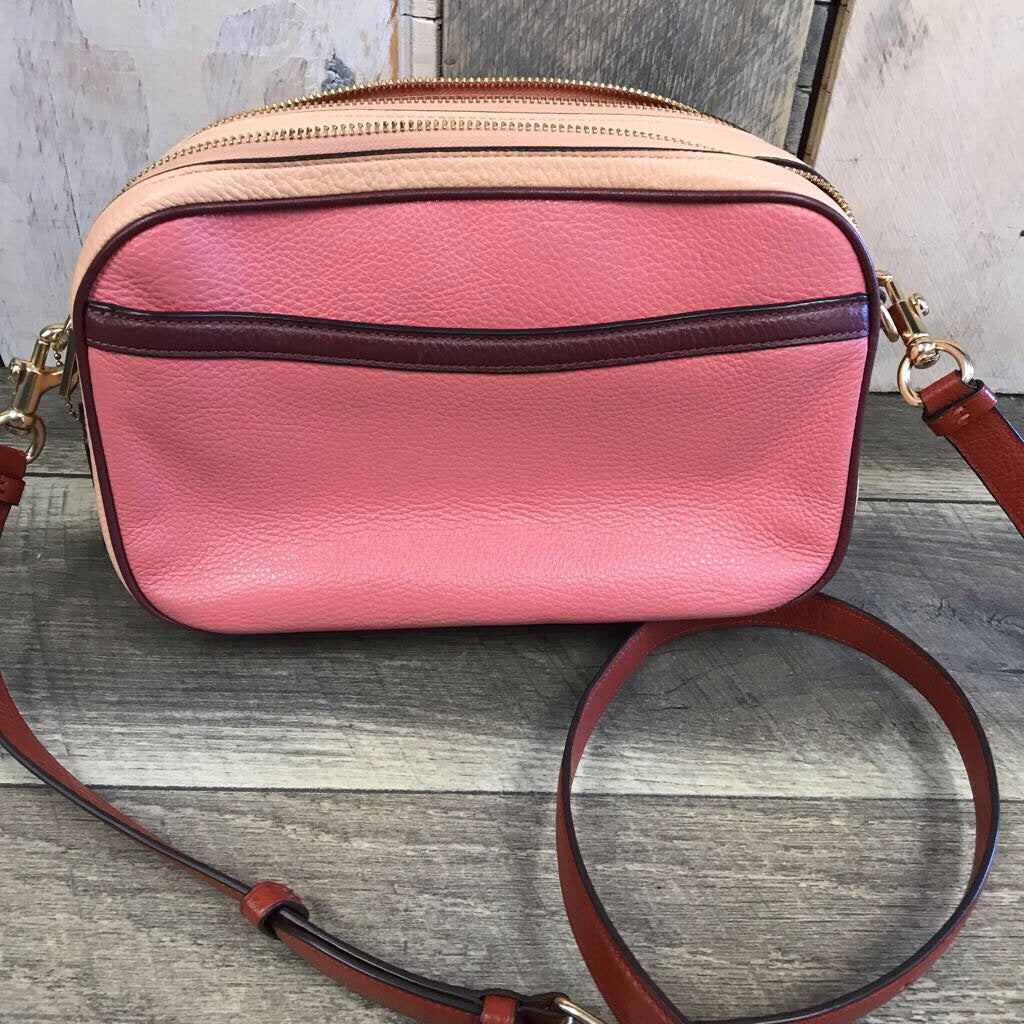 FADED BLUSH COLOR BLOCK PURSE