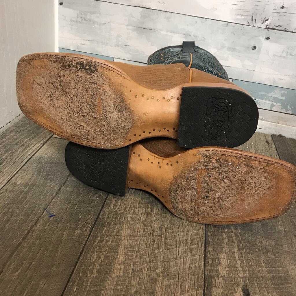 MENS TEAL COWBOY BOOT