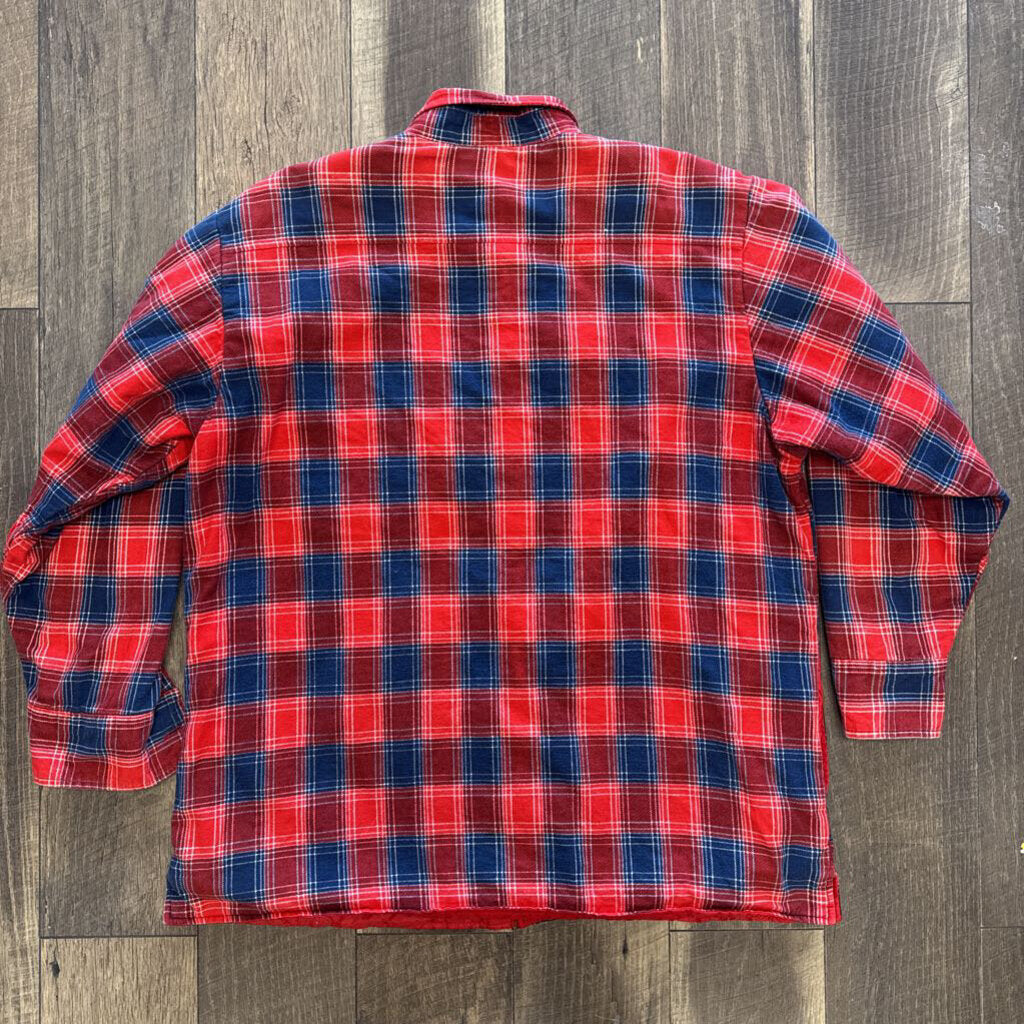 RED LINED FLANNEL
