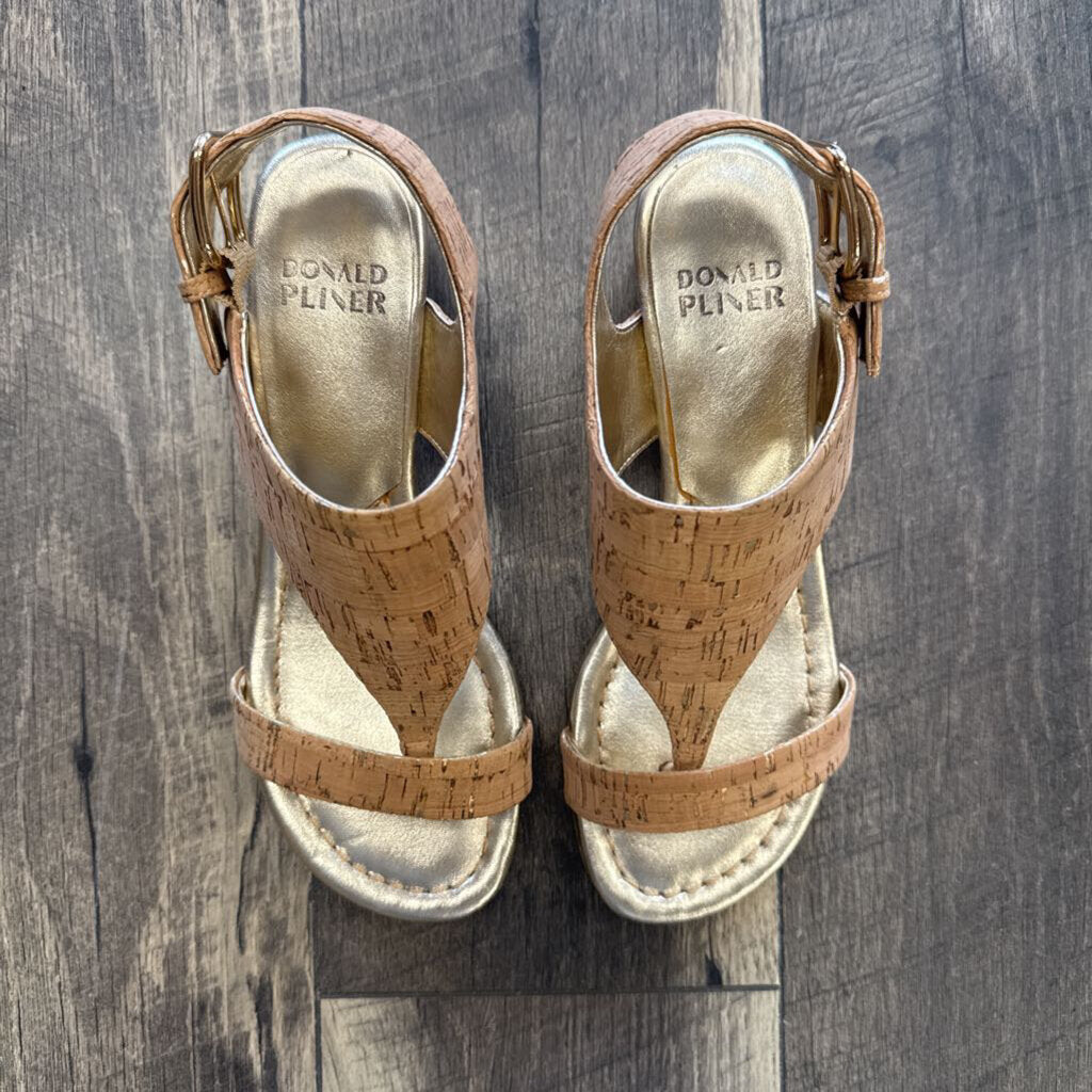 CORK GOLD SANDAL