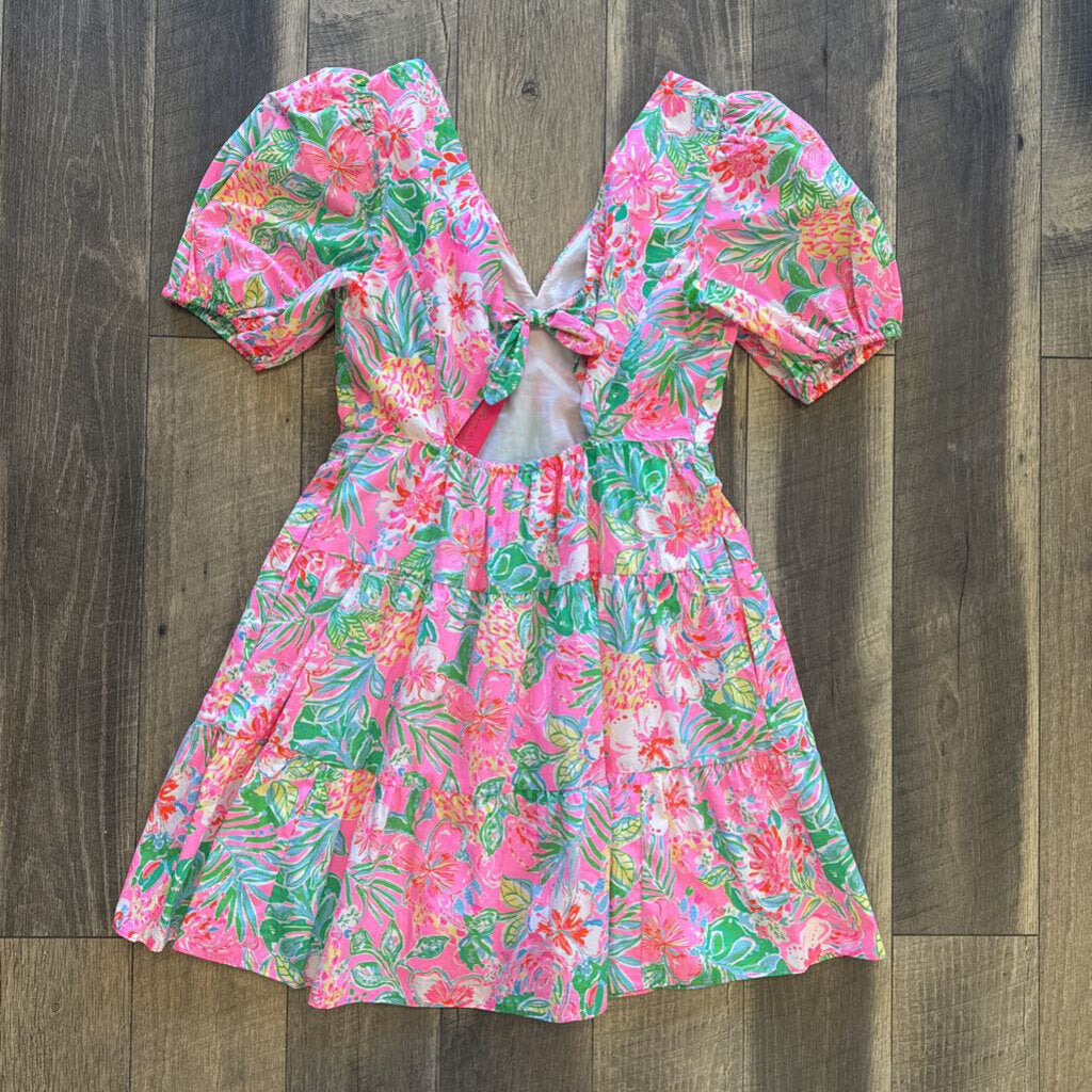 NEON NALANI SHORT SLEEVE COTTON DRESS-NWT