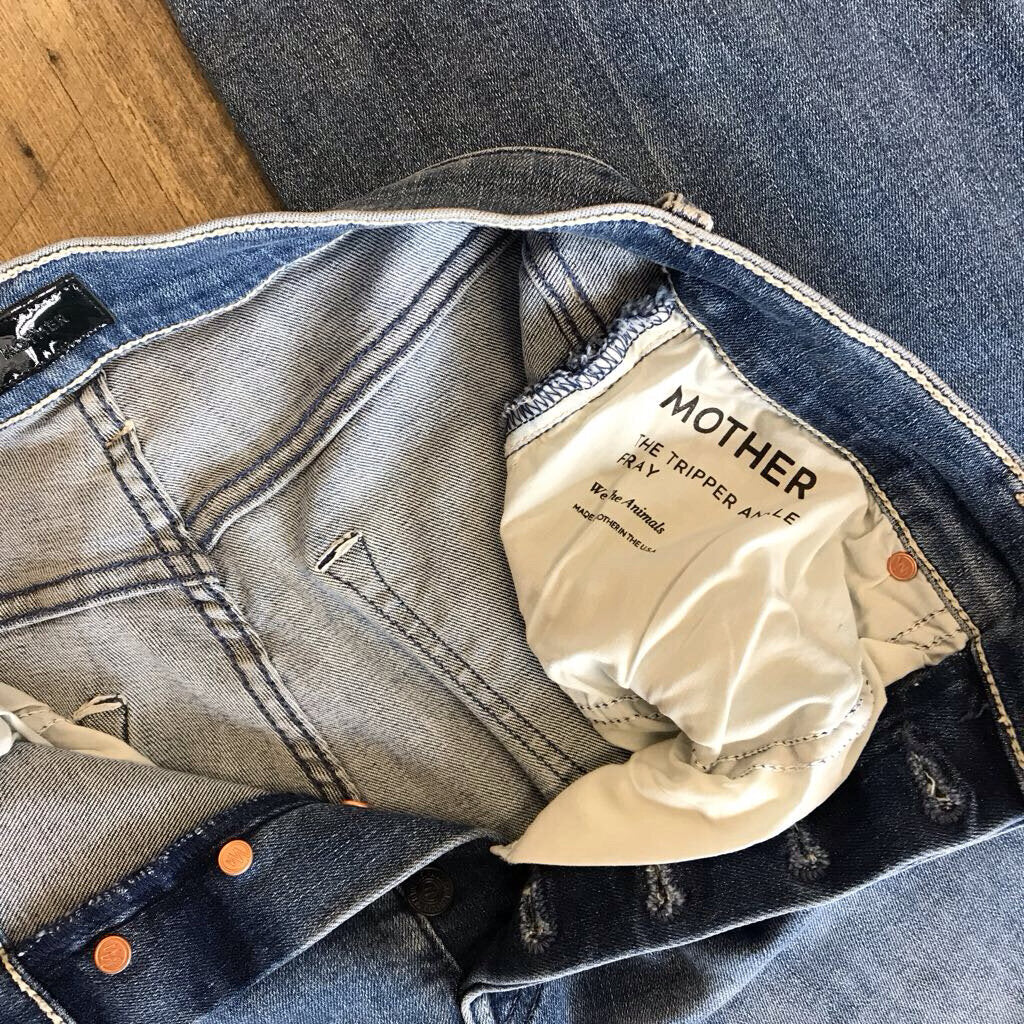 FRAY TRIPPER ANKLE DENIM