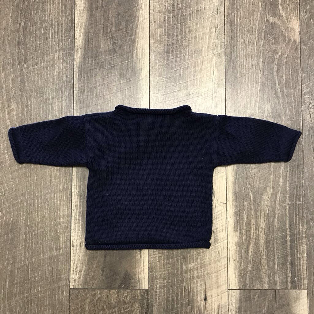 NAVY SAILBOAT SWEATER