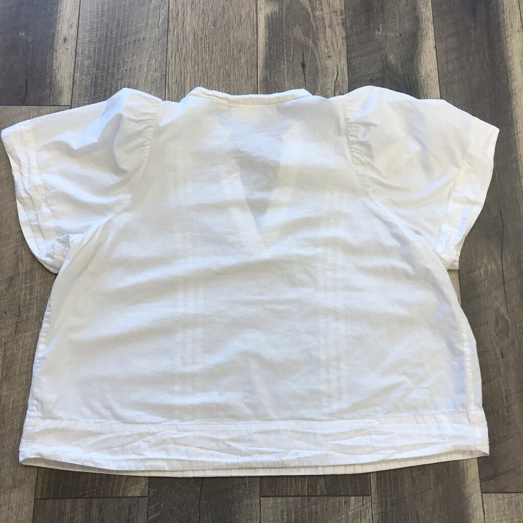 WHITE SS BLOUSE