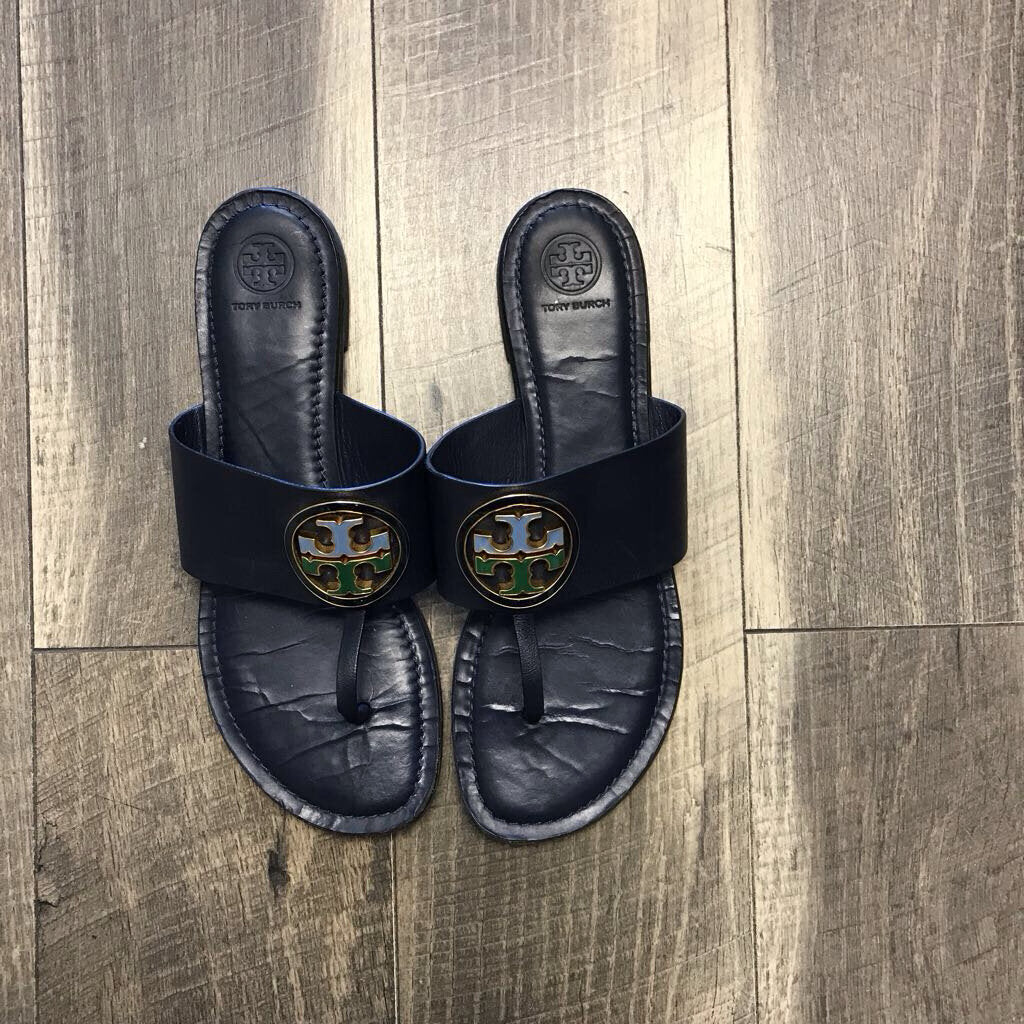 NAVY SANDALS-AS IS